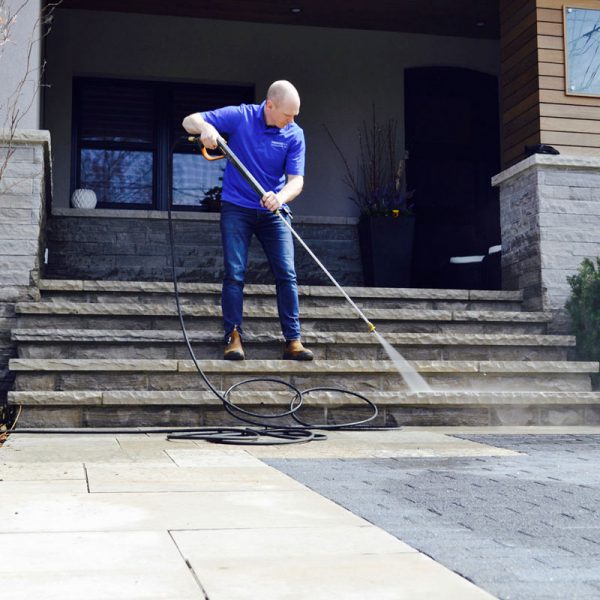 pressure washing steps