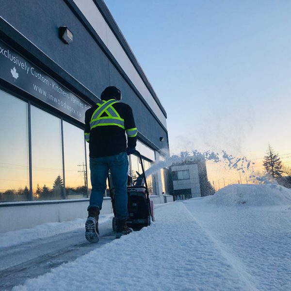 snow blowing services